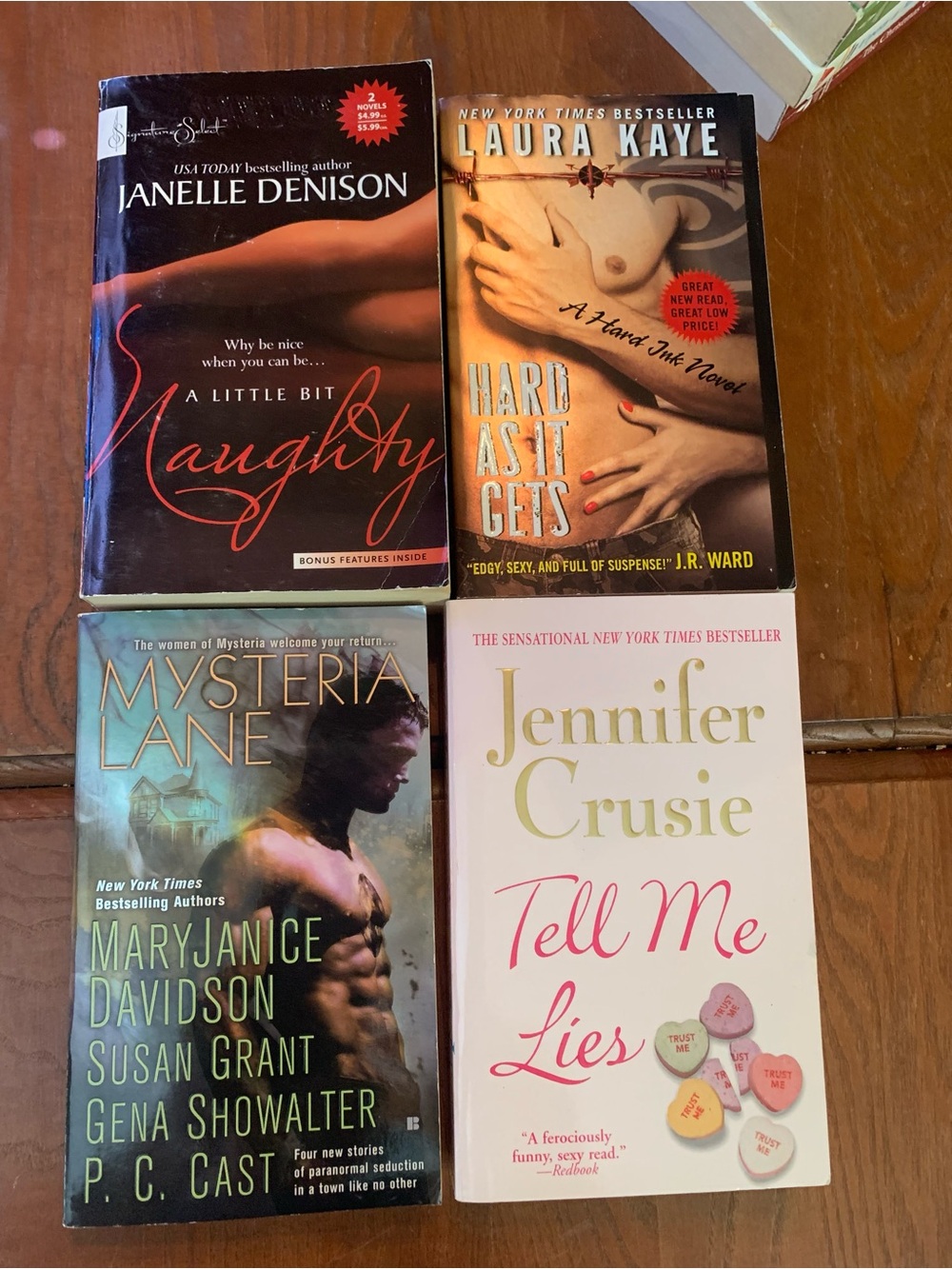 Lot 5 Adult Romance Novels Paperback 4 Books